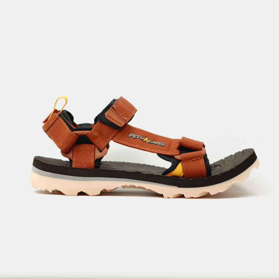 Towuti Strap Brick Stone Petualang Towuti Strap Sandal Gunung Brick Stone tampak samping